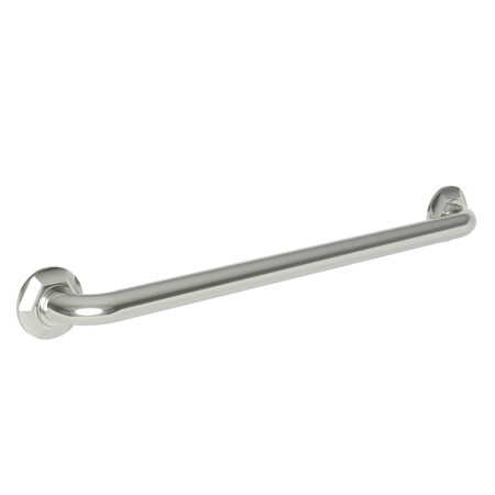 Newport Brass 27" L, Two Post, Solid Brass, 24" Grab Bar in Polished Nickel, Polished Nickel 1200-3924/15